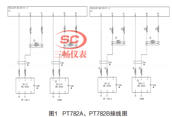 PT782A、PT782B接線圖